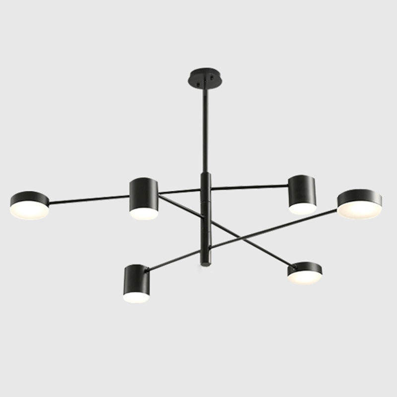 LED Postmodern Chandelier Lighting Metal Ceiling Pendant Light for Living Room