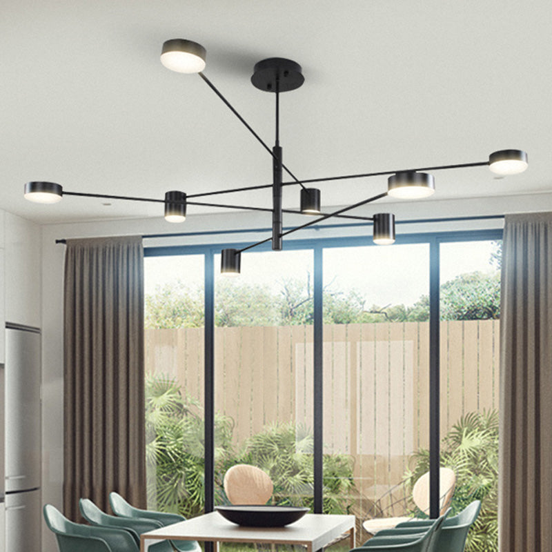 LED Postmodern Chandelier Lighting Metal Ceiling Pendant Light for Living Room