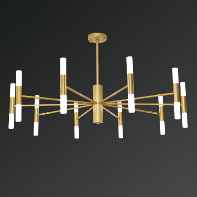 Postmoderne Chandelier Gol Suspension Pendentif Light pour le salon chambre à manger chambre