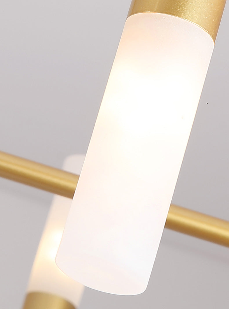 Postmoderne Chandelier Gol Suspension Pendentif Light pour le salon chambre à manger chambre