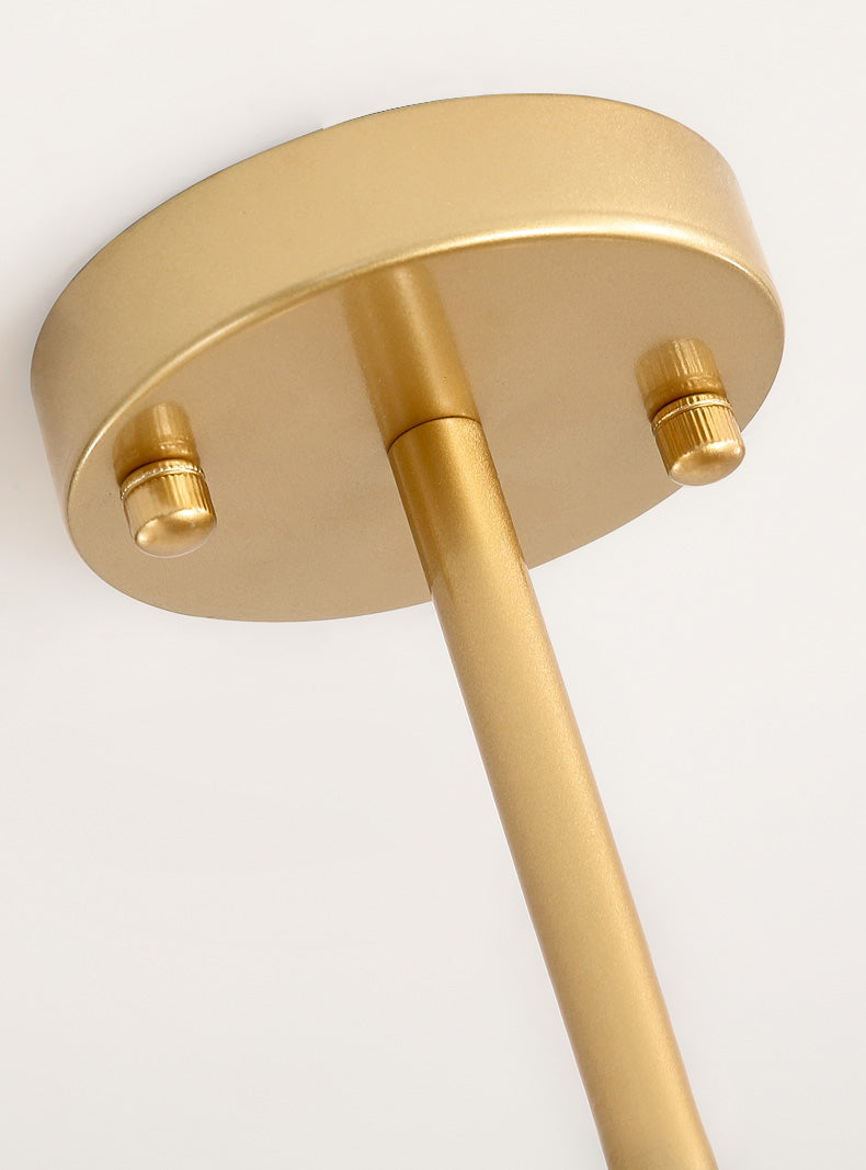 Postmoderne Chandelier Gol Suspension Pendentif Light pour le salon chambre à manger chambre