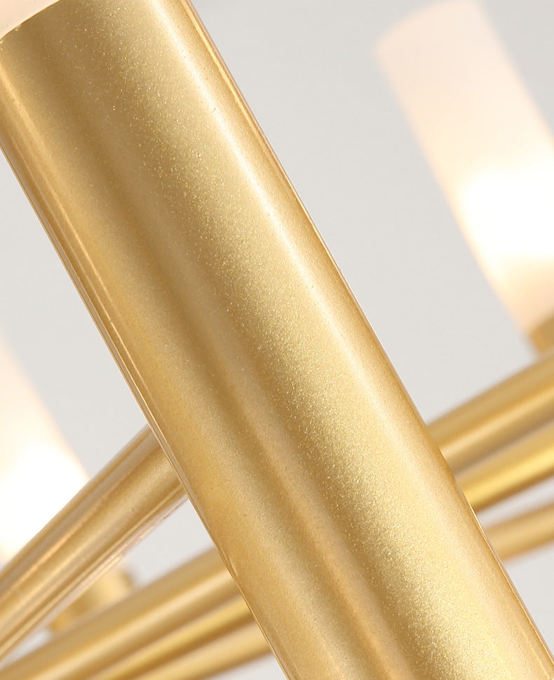 Postmoderne Chandelier Gol Suspension Pendentif Light pour le salon chambre à manger chambre