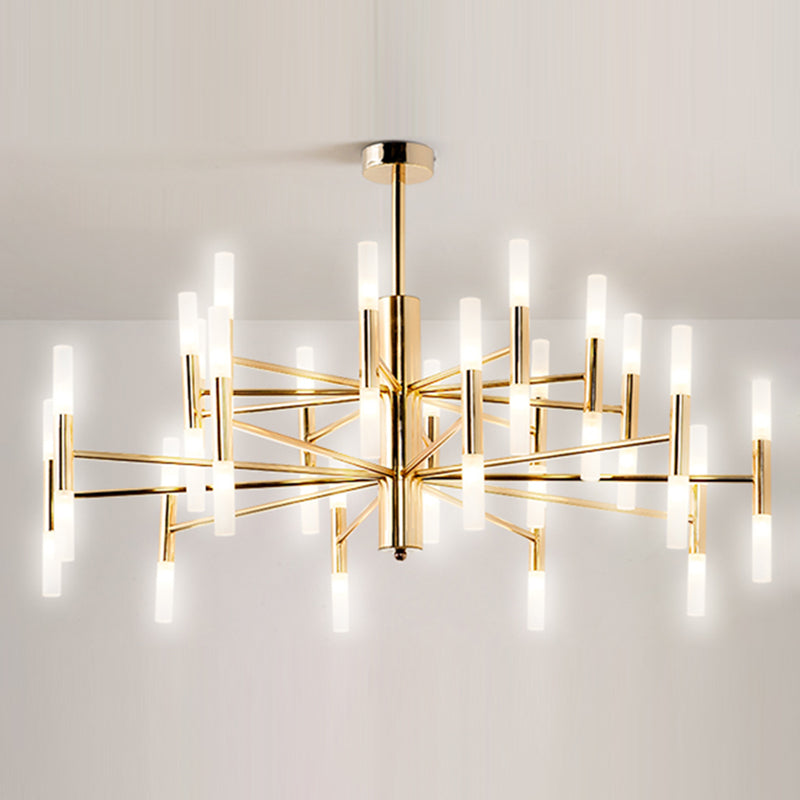 Lumières suspendues postmodernes Chandelier en métal pour le salon du salon