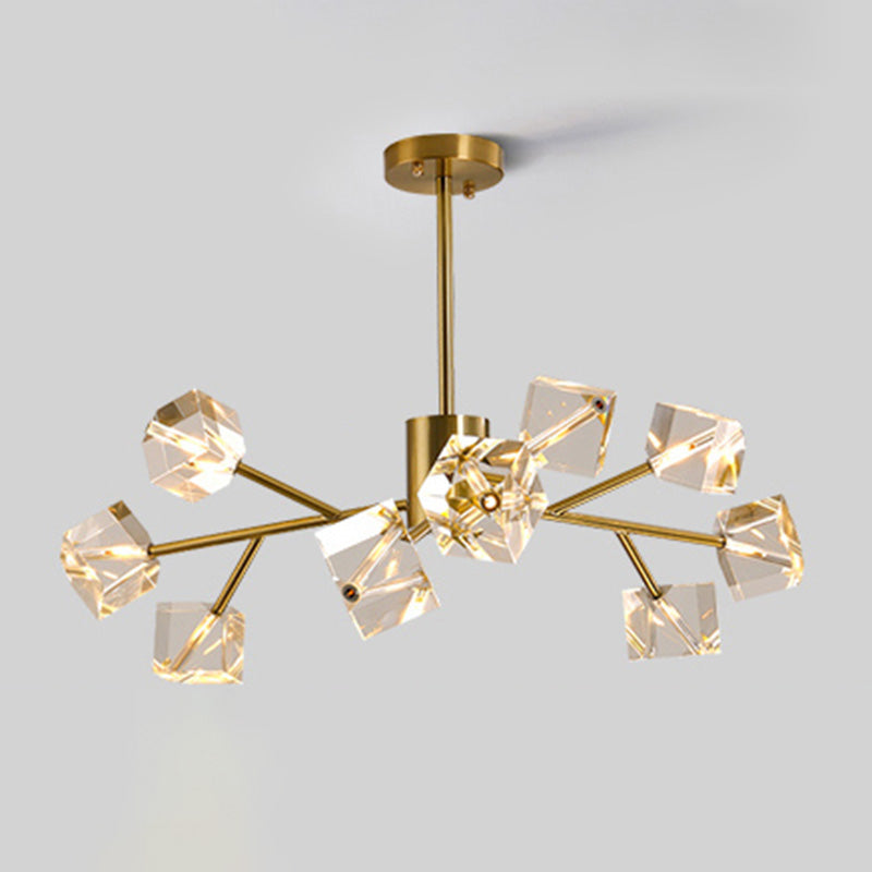 Modern Chandelier Light Metal Artistic Ceiling Pendant for Dining Room Living Room