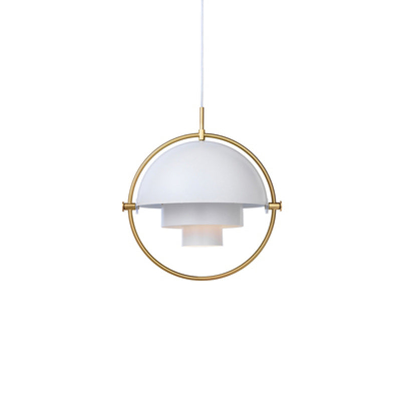 Metal Mobile Shade Hanging Ceiling Light Modern Pendant Light Fixture for Dinning Room