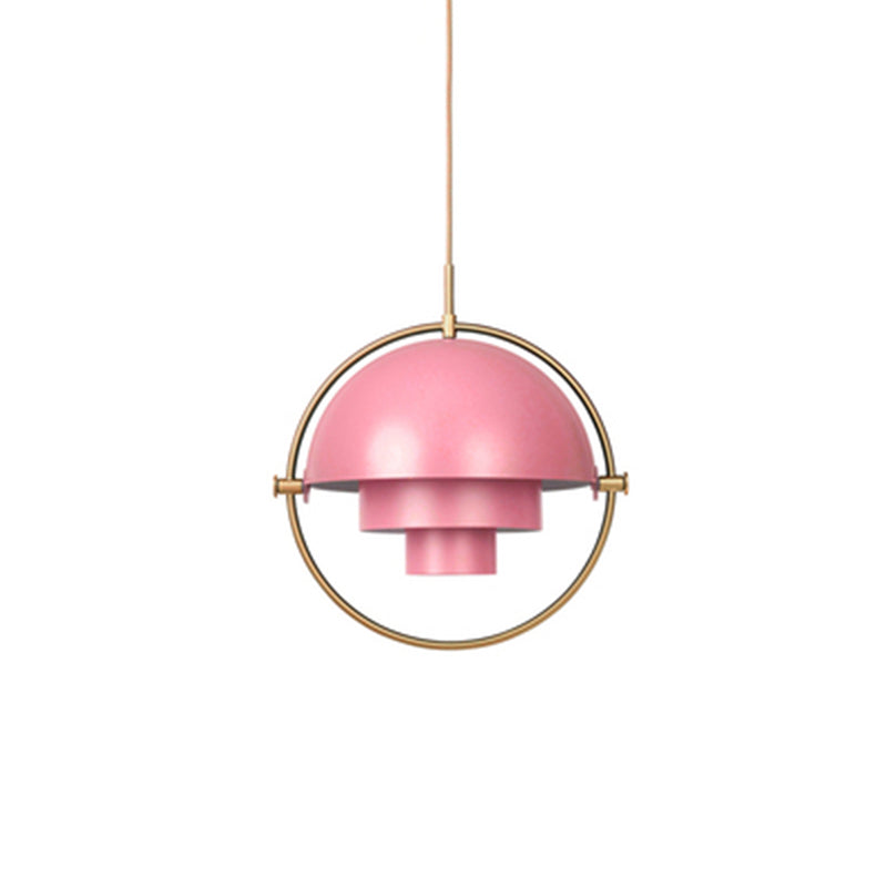 Metal Mobile Shade Hanging Ceiling Light Modern Pendant Light Fixture for Dinning Room