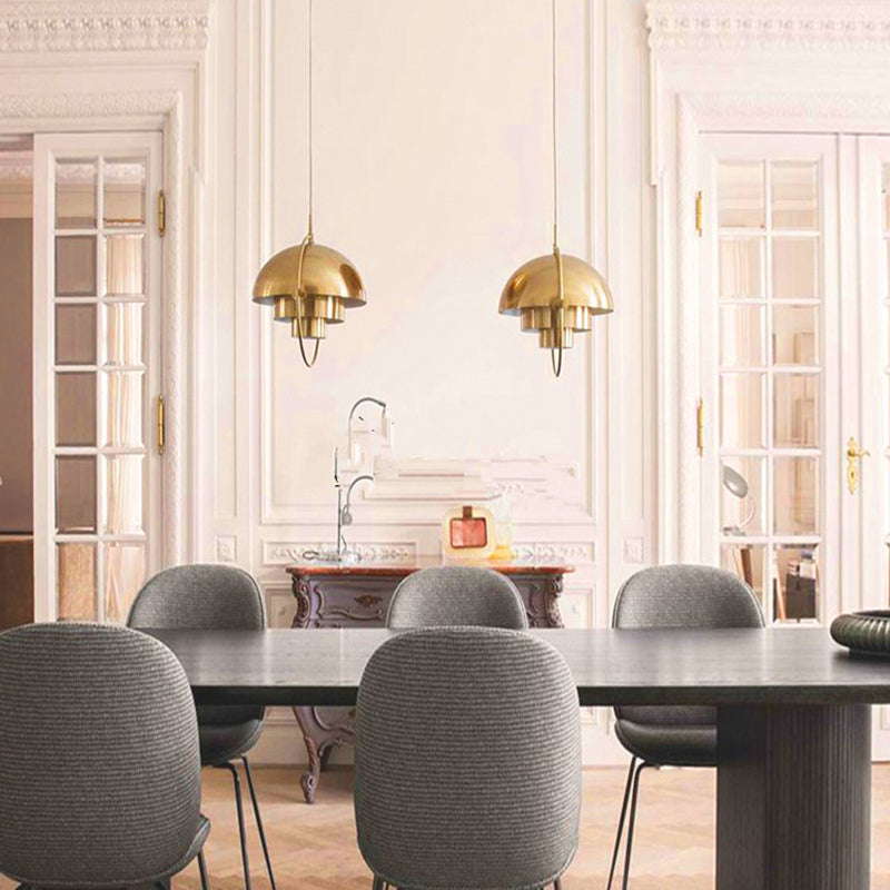 Metal Mobile Shade Hanging Ceiling Light Modern Pendant Light Fixture for Dinning Room