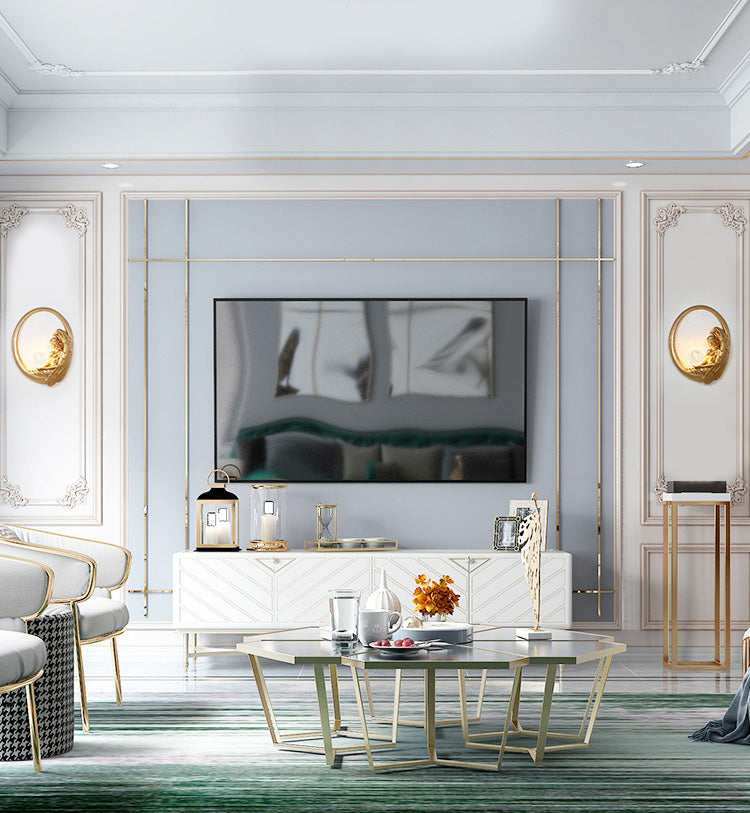 Resin Angel Wall Disconce Artística Luz de pared de 1 luces con sombra acrílica de pelota