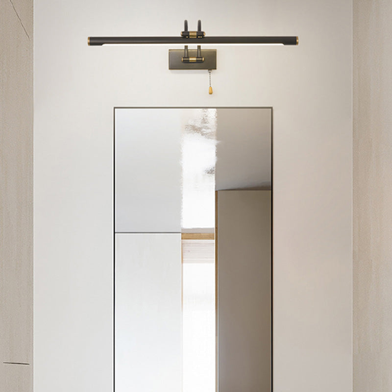 Luci a specchio vanità tradizionali Acrilico Acrilico Acrifide per il bagno