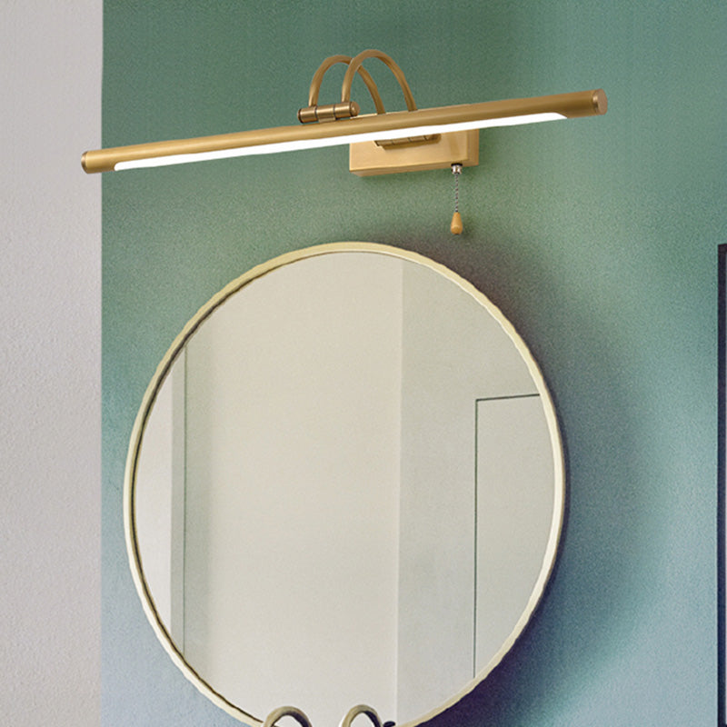 Luci a specchio vanità tradizionali Acrilico Acrilico Acrifide per il bagno