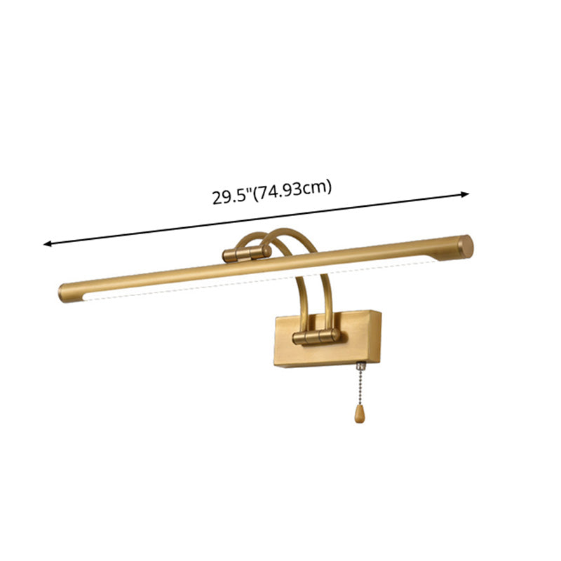 Luci a specchio vanità tradizionali Acrilico Acrilico Acrifide per il bagno