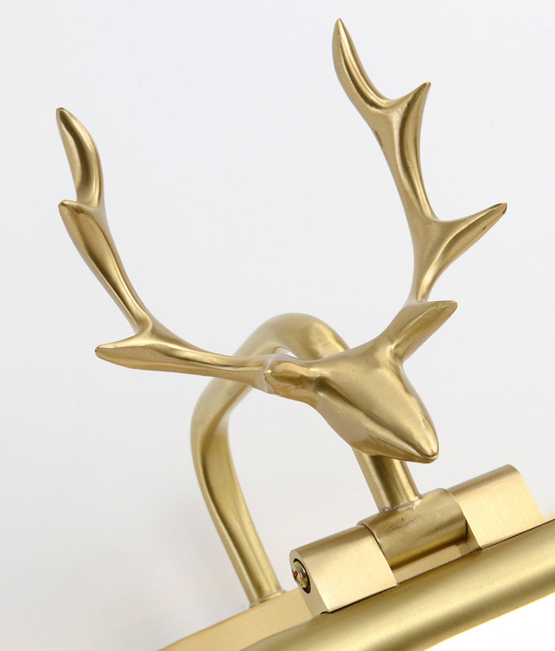 Vanité linéaire Lumières murales vintage Simplicité Applexion murale acrylique avec bois pour salle de bain