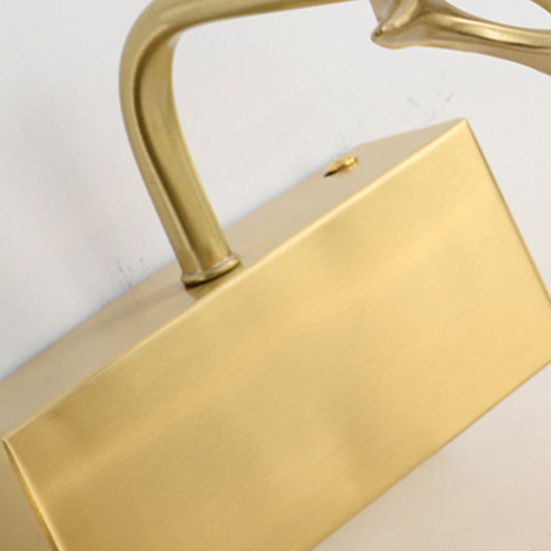 Vanité linéaire Lumières murales vintage Simplicité Applexion murale acrylique avec bois pour salle de bain