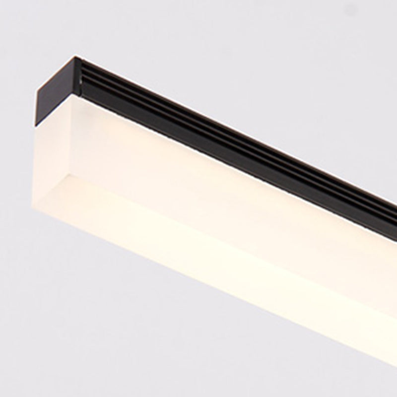 Lineare Schattenschwung Armwand Beleuchtung moderner Metall 1 hellleuchte Lampe in Schwarz