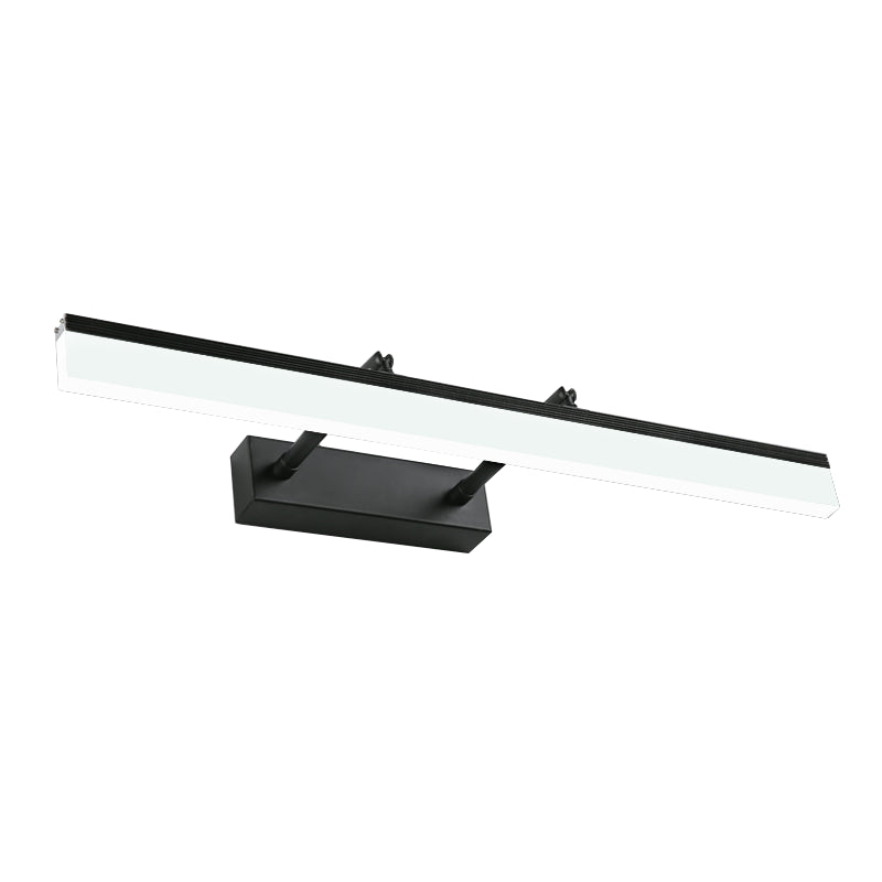 Lineare Schattenschwung Armwand Beleuchtung moderner Metall 1 hellleuchte Lampe in Schwarz