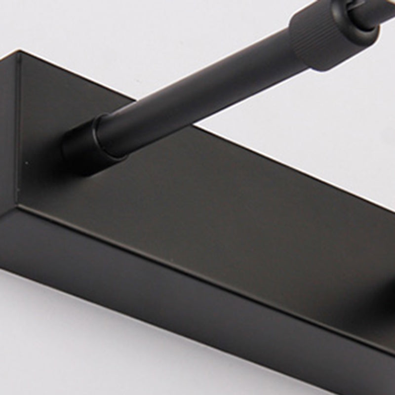 Lineare Schattenschwung Armwand Beleuchtung moderner Metall 1 hellleuchte Lampe in Schwarz