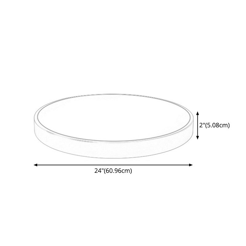 Luminaires encastrés géométriques de style moderne Éclairage de plafond encastré en acrylique à 1 lumière