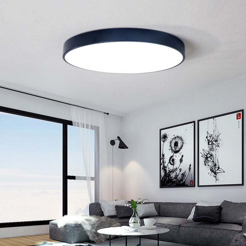 Luminaires encastrés géométriques de style moderne Éclairage de plafond encastré en acrylique à 1 lumière