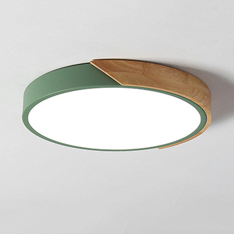 Geometric 1-Light Flush Ceiling Light Modern Style Acrylic Flush Mount Ceiling Lamp