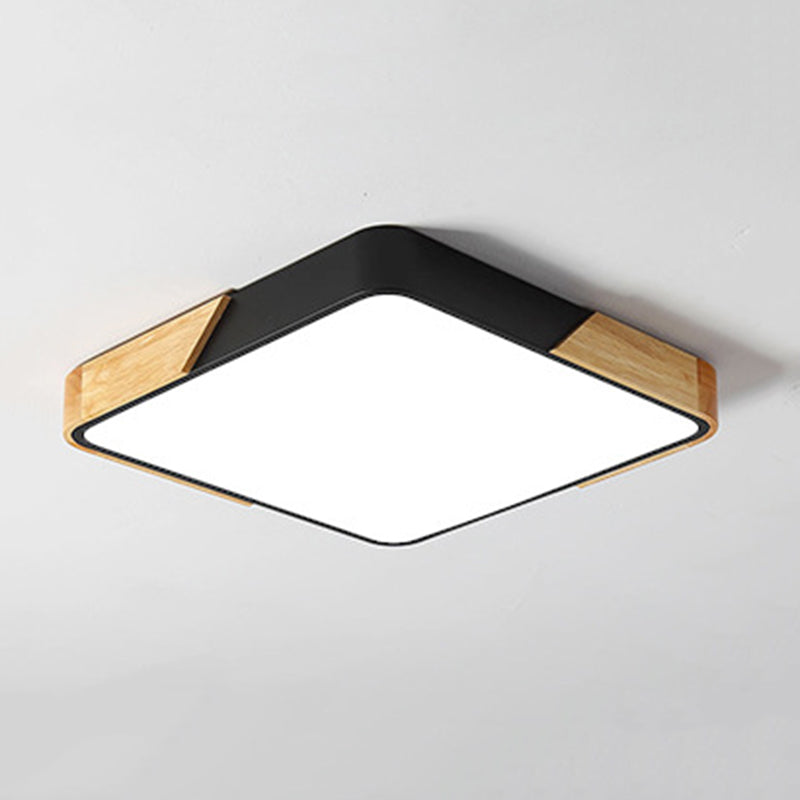 Geometric 1-Light Flush Ceiling Light Modern Style Acrylic Flush Mount Ceiling Lamp