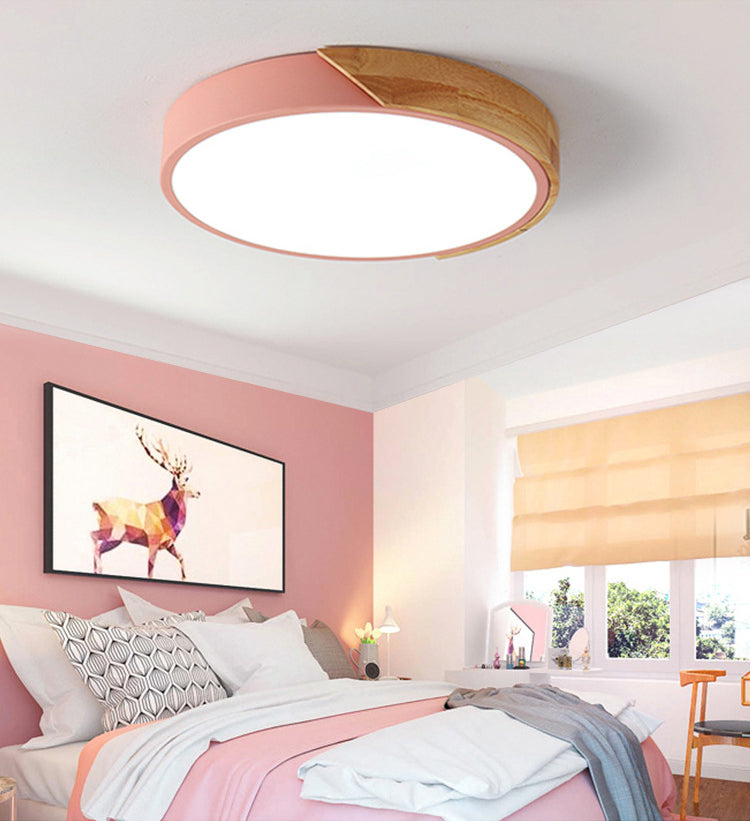 Geometric 1-Light Flush Ceiling Light Modern Style Acrylic Flush Mount Ceiling Lamp