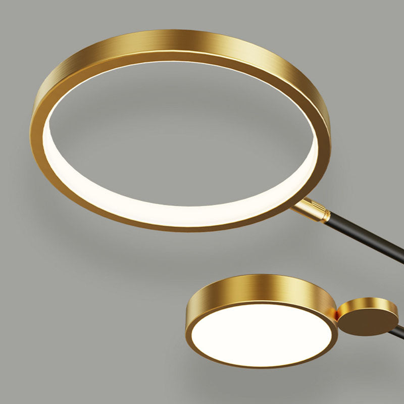 Moderne LED-inbouwlamp Metalen Starburst-plafondmontagelamp voor woonkamer