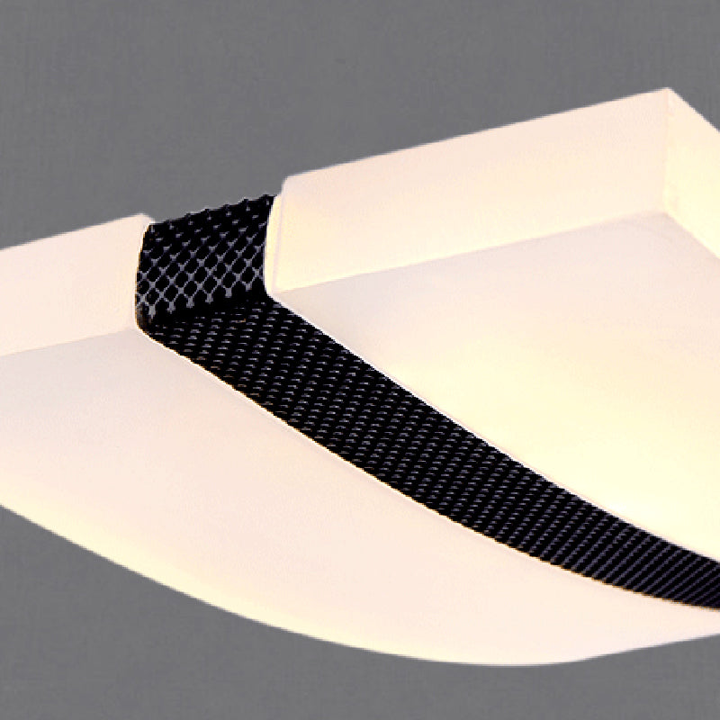 Acryl weiße LED-Insellicht im modernen präzisen Stil Edelstahl-Anhänger Licht für Esszimmer