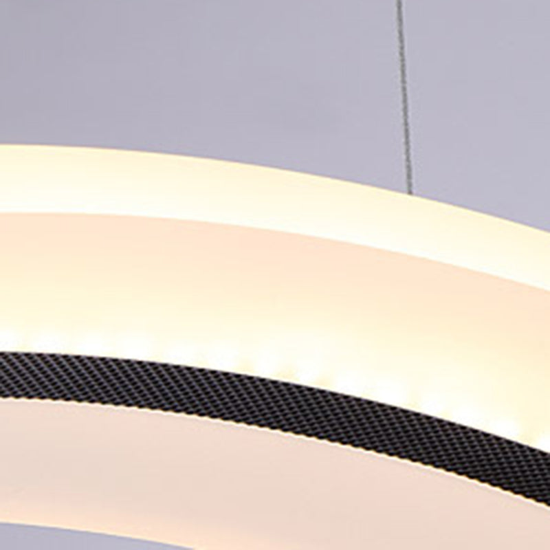 Weiße lineare LED -Insellicht im modernen künstlerischen Stil Schmiedeeisen anheiztem Licht mit Acrylschatten