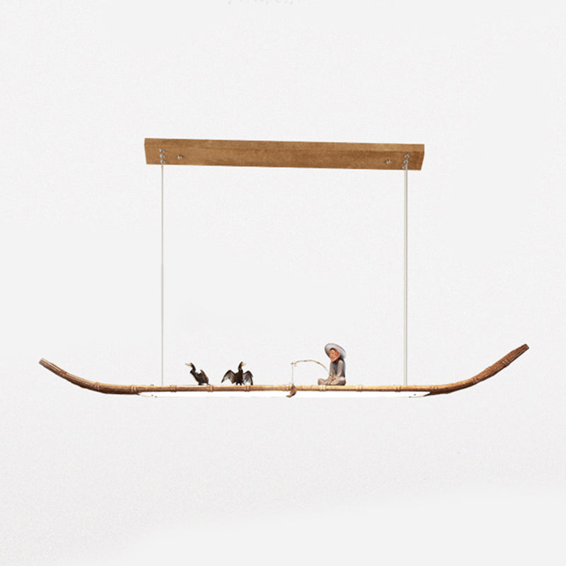 Lineair eiland hanger led modern metalen plafond hanglampje voor theesalon