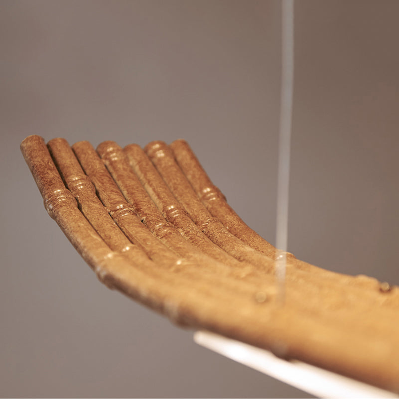 Lineair eiland hanger led modern metalen plafond hanglampje voor theesalon