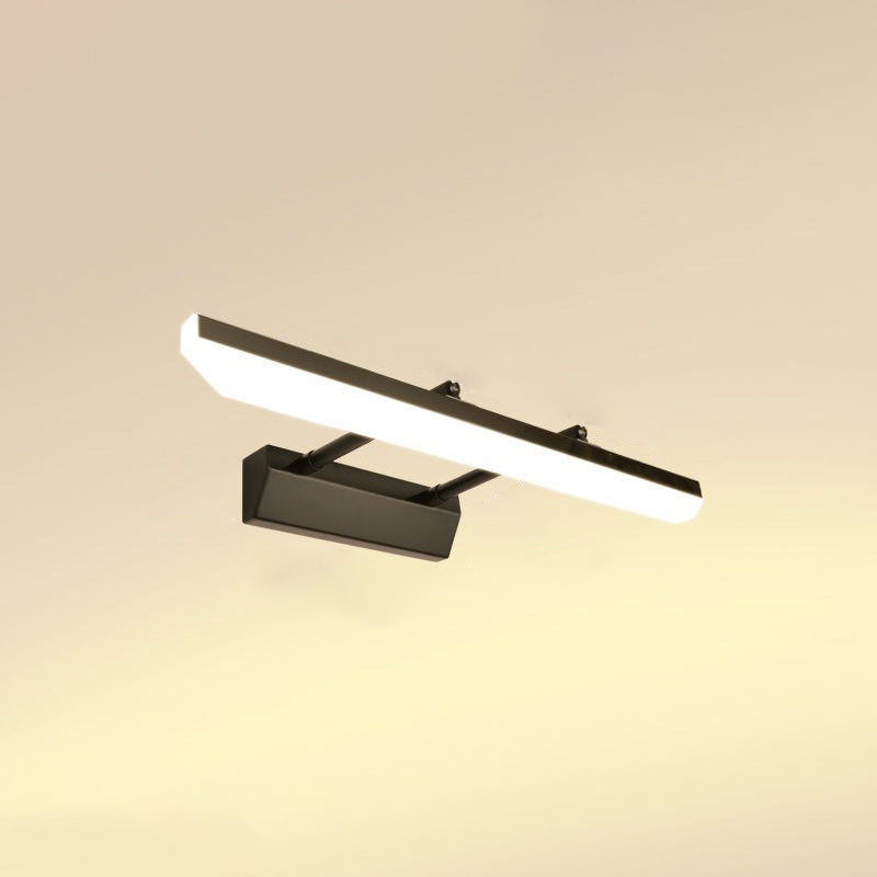 Lineare Schattenschwung Armwand Beleuchtung moderner Metall 1 hellleuchte Lampe in Schwarz