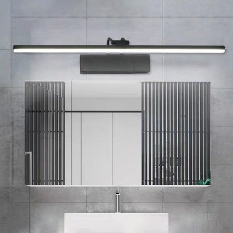 Lineare Schattenschwung Armwand Beleuchtung moderner Metall 1 hellleuchte Lampe in Schwarz