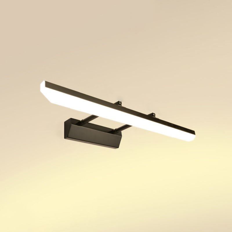 Lineare Schattenschwung Armwand Beleuchtung moderner Metall 1 hellleuchte Lampe in Schwarz