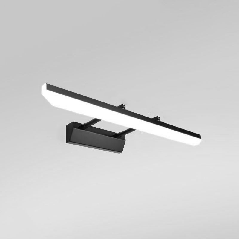 Lineare Schattenschwung Armwand Beleuchtung moderner Metall 1 hellleuchte Lampe in Schwarz