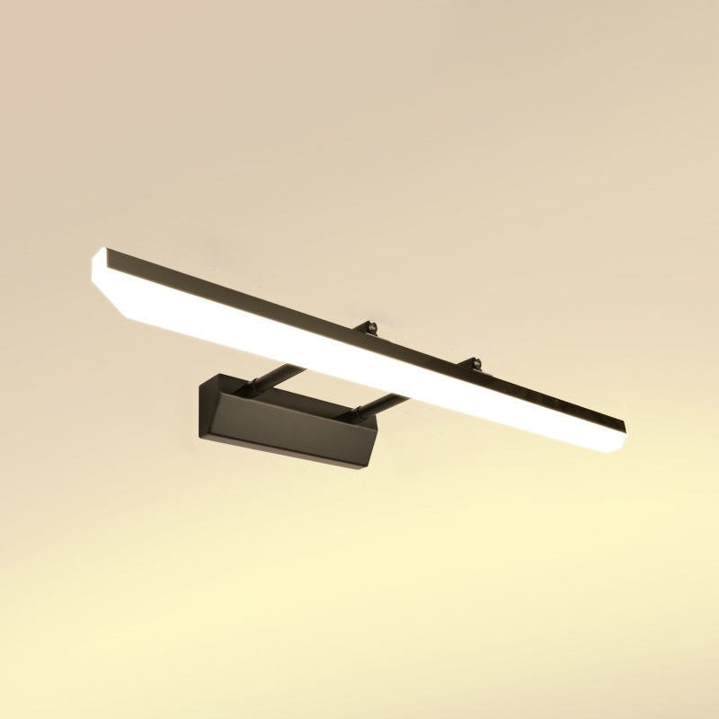 Lineare Schattenschwung Armwand Beleuchtung moderner Metall 1 hellleuchte Lampe in Schwarz