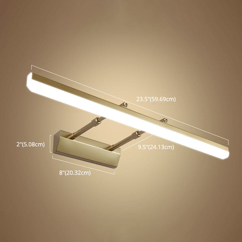 Lineare Schattenschwung Armwand Beleuchtung moderner Metall 1 hellleuchte Lampe in Schwarz