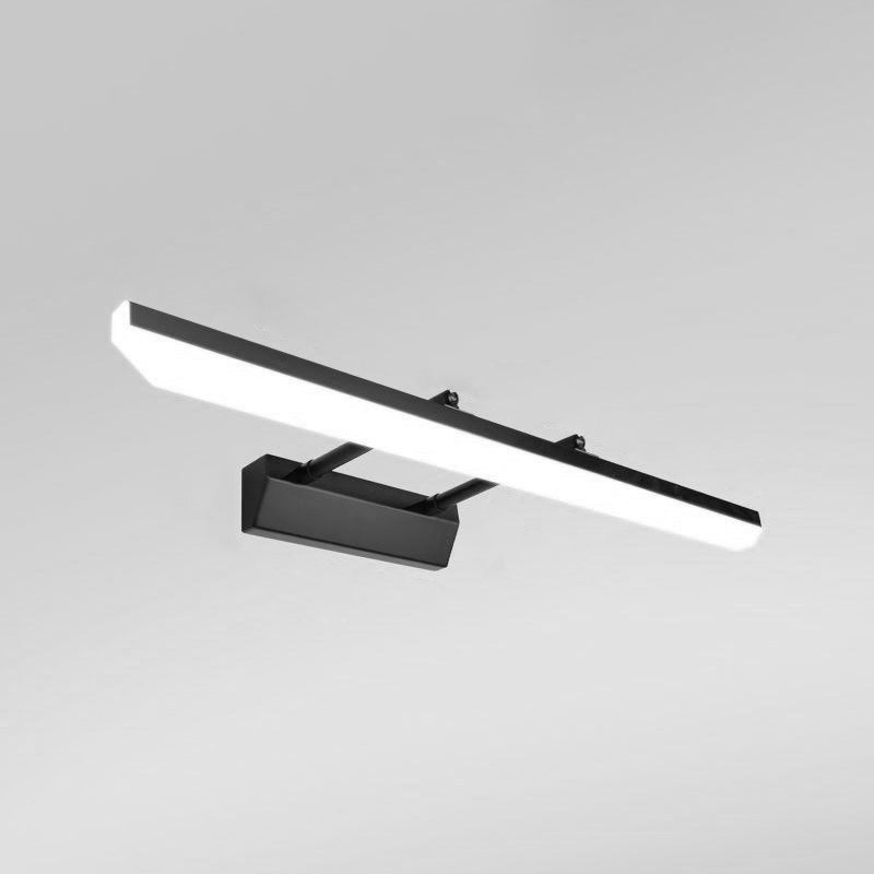 Lineare Schattenschwung Armwand Beleuchtung moderner Metall 1 hellleuchte Lampe in Schwarz