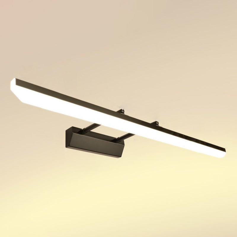 Lineare Schattenschwung Armwand Beleuchtung moderner Metall 1 hellleuchte Lampe in Schwarz