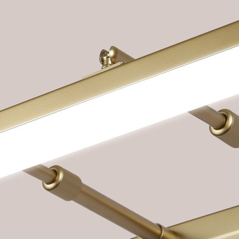 Lineare Schattenschwung Armwand Beleuchtung moderner Metall 1 hellleuchte Lampe in Schwarz