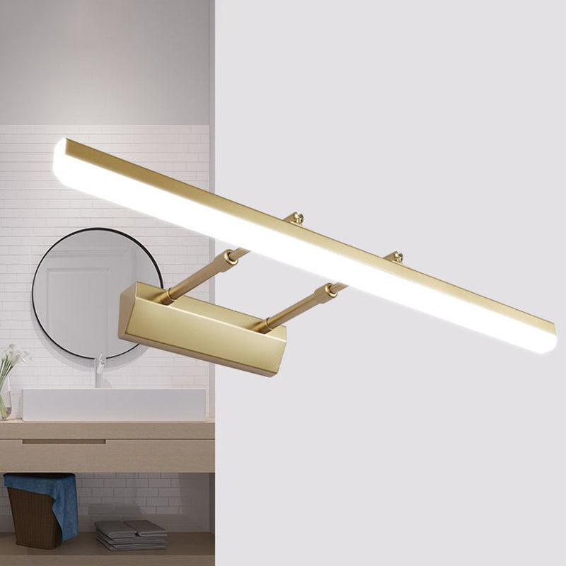 Lineare Schattenschwung Armwand Beleuchtung moderner Metall 1 hellleuchte Lampe in Schwarz