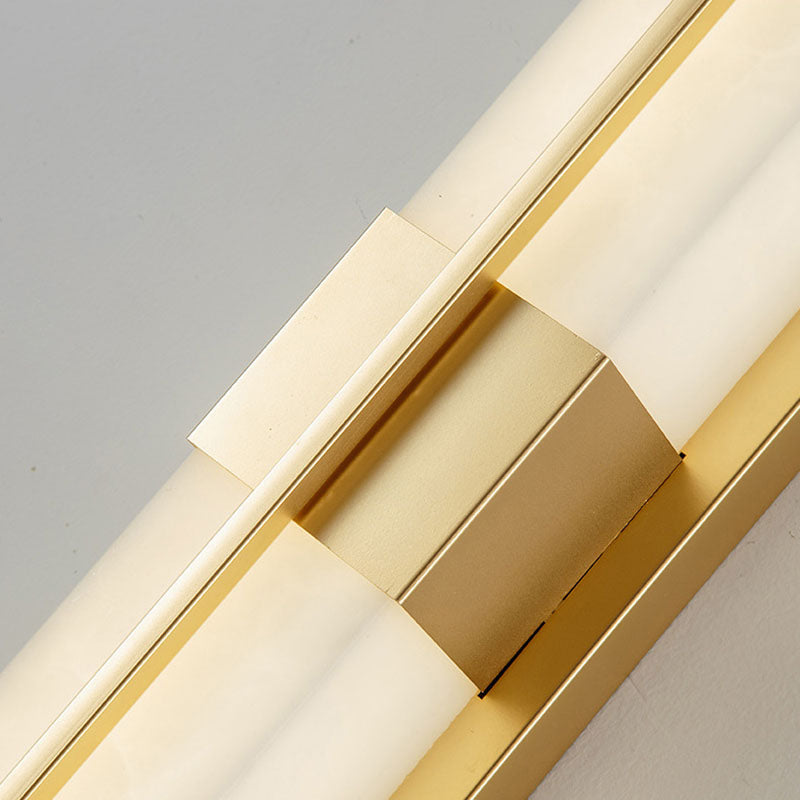 Moderner Marmorrechteck-Wandleuchte 1-Licht-Leuchtenlicht für Wohnzimmer