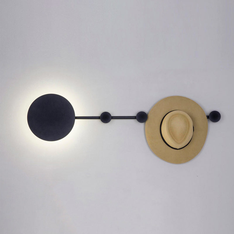 Nordic Modern Metal 1-Light Wall Mount Lamp Linear Wall Sconce for Bedroom