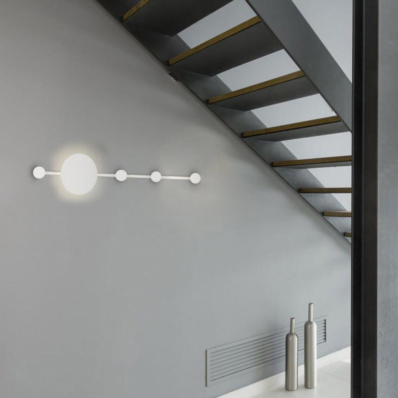 Nordic Modern Metal 1-Light Wall Mount Lamp Linear Wall Sconce for Bedroom