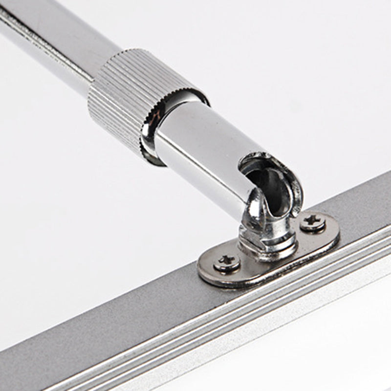 Metal linear Shade Swing Arm Wall Lights Modern 1 Head Wall Mount Fixture in White