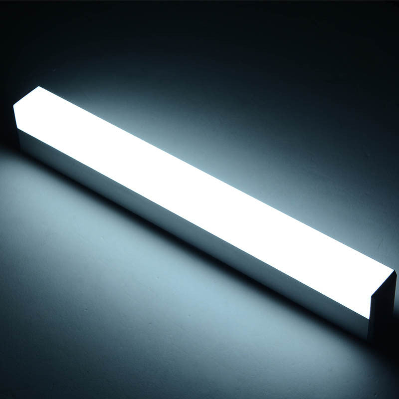 Linear Shade Wall Lighting Modern Style Metal 1 Light Sconce Lamp in Silver