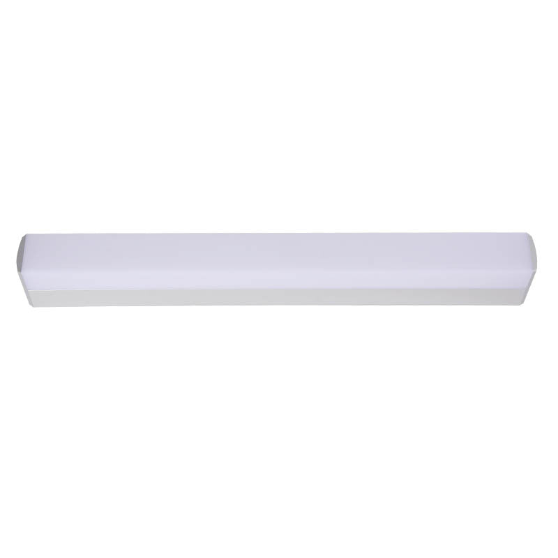 Linear Shade Wall Lighting Modern Style Metal 1 Light Sconce Lamp in Silver