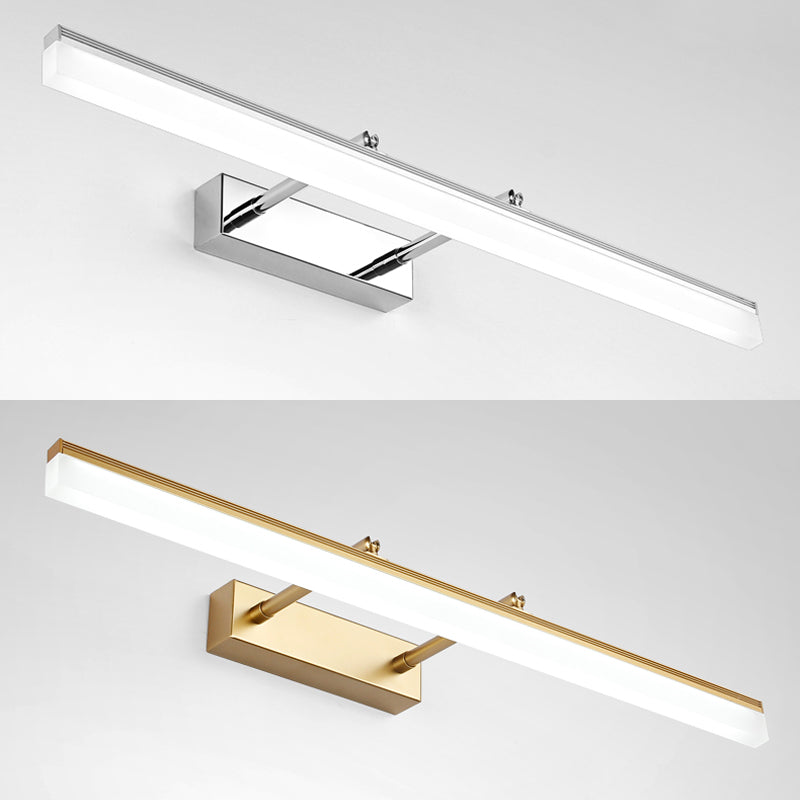 Linear Shade Swing Arm Wall Lighting Modern Style Metal 1 Light Sconce Lamp