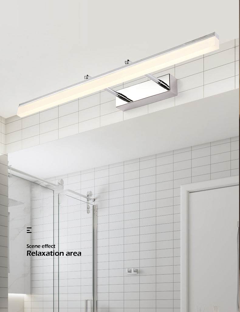 Linear Shade Swing Arm Wall Lighting Modern Style Metal 1 Light Sconce Lamp