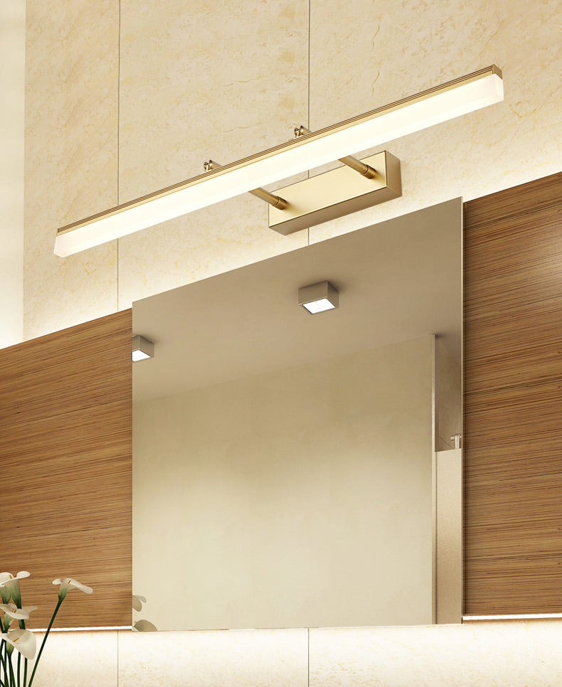 Linear Shade Swing Arm Wall Lighting Modern Style Metal 1 Light Sconce Lamp