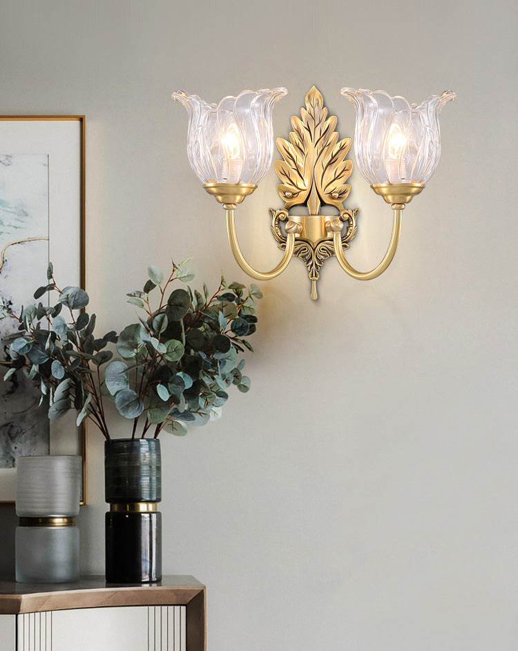 Traditionele stijl gewapende wand gemonteerd licht metalen ijdelheid wandlampen voor badkamer